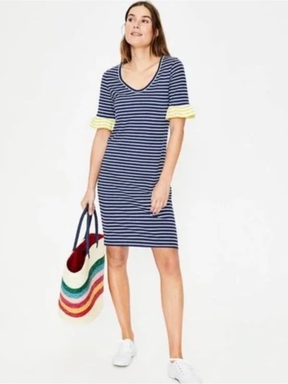 BODEN Imogen Jersey Dress size M nwt - Picture 2 of 11